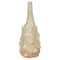 Hello Honey® 8" White Stoneware Vase with Raised Dots & Reactive Glaze